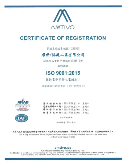 圖示-順世企業有限公司/裕庭工業有限公司